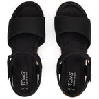 Toms Toms Youth Diana Κορίτσια Ανατομικό Πέδιλο Μαύρο Πέδιλο Κορίτσι / Sandals Girl 10020642_Youth_Diana_BlackCanvas_T