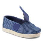 Toms Toms παιδική υφασμάτινη εσπαντρίγια σκούρο μπλε Εσπαντρίγιες Αγόρι / Espadrilles Boy 10022100_T_Boy_AlpargataClassic_DarkSkySubtleStripes_45-2