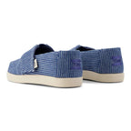 Toms Toms παιδική υφασμάτινη εσπαντρίγια σκούρο μπλε Εσπαντρίγιες Αγόρι / Espadrilles Boy 10022100_T_Boy_AlpargataClassic_DarkSkySubtleStripes_B