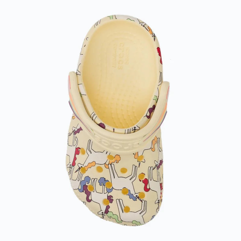 Crocs Crocs 212515-7CJ Classic Unicorn Graphic Clog T Παιδικά Σαμπό Κίτρινα Θαλάσσης Κορίτσι / Beachwear Girl 198445364167_27