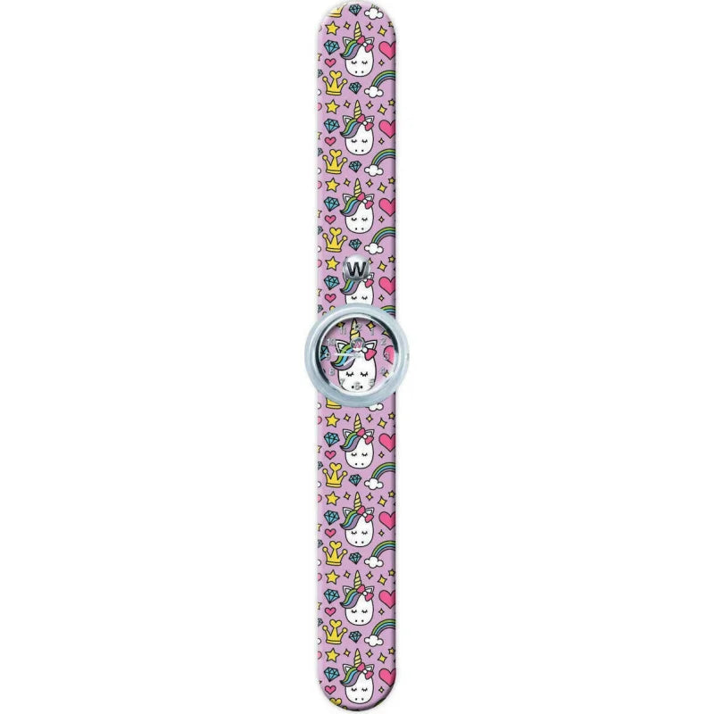 Watchitude Watchitude Princess Unicorn Παιδικό Αναλογικό Ρολόι με Λουράκι από Καουτσούκ/Πλαστικό Λιλά Παιδικα Ρολόγια / Watches 20220803115706_2d788112
