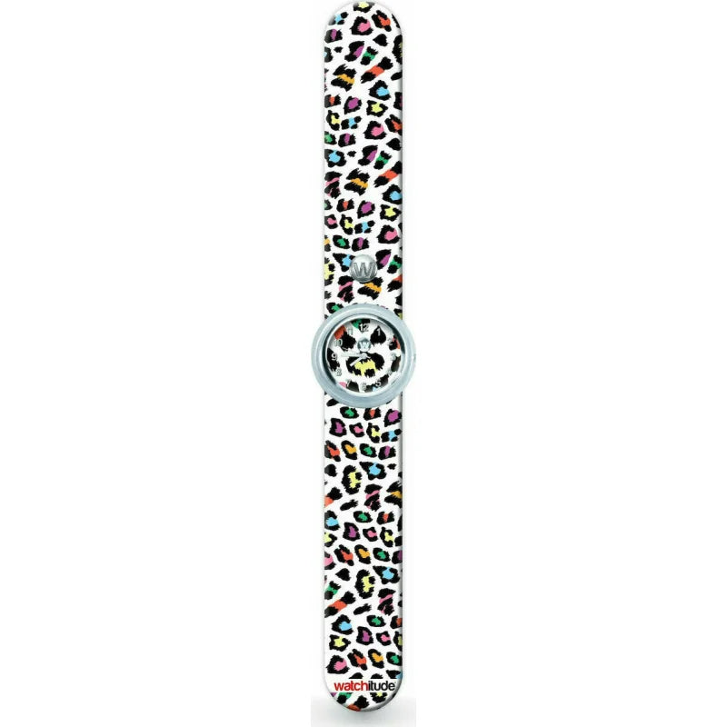 Watchitude Watchitude Leopard Camo Παιδικό Αναλογικό Ρολόι με Λουράκι από Καουτσούκ/Πλαστικό Πολύχρωμο Παιδικα Ρολόγια / Watches 20220803115711_58e588e8