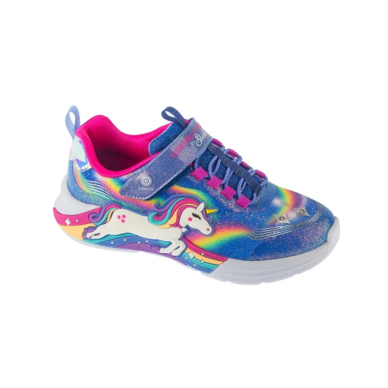 Skechers Skechers Unicorn Chaser Παιδικά Sneakers Μπλε Παπούτσι Κορίτσι Φωτάκια / Shoes with Lights Girl 20250725112951_skechers_paidika_sneakers_mple_302298l_blmt