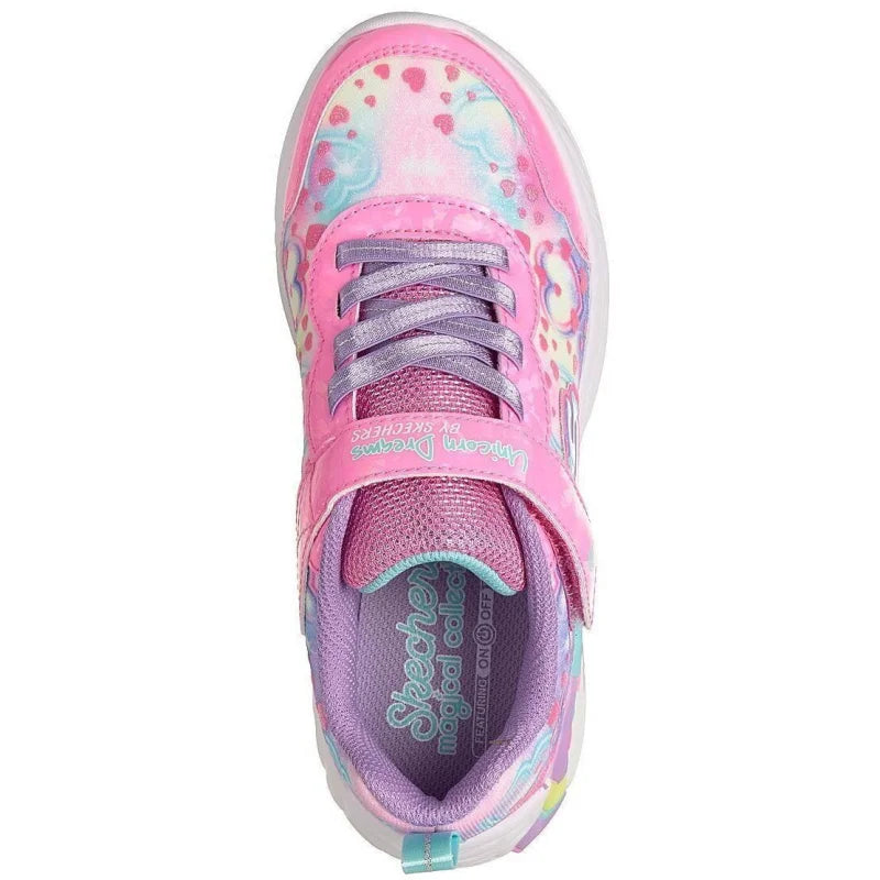 Skechers Skechers Παιδικά Sneakers με Σκρατς Ροζ Παπούτσι Κορίτσι Φωτάκια / Shoes with Lights Girl 20250806101123_1ef33edb