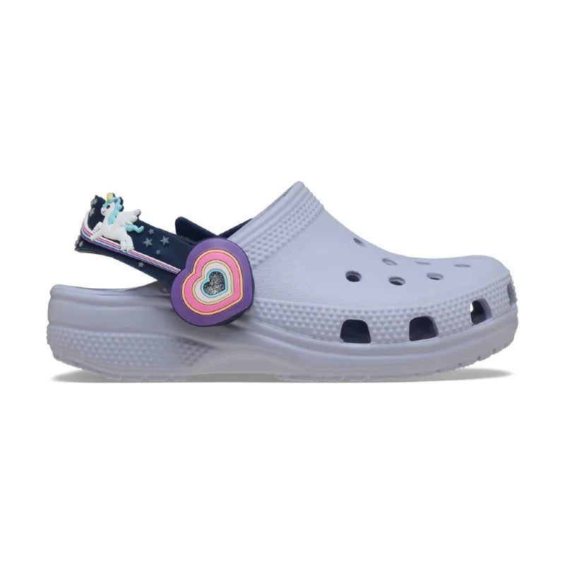Crocs Crocs 211892-5BO Παιδικά Σαμπό Classic I Am Unicorn Light Up Θαλάσσης Κορίτσι / Beachwear Girl 211892_5BO_ALT100