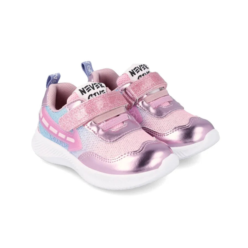 Garvalin Garvalin Παιδικά Sneakers με Φωτάκια Ανατομικά για Κορίτσια Ροζ Παπούτσι Κορίτσι Φωτάκια / Shoes with Lights Girl 231805-C-02