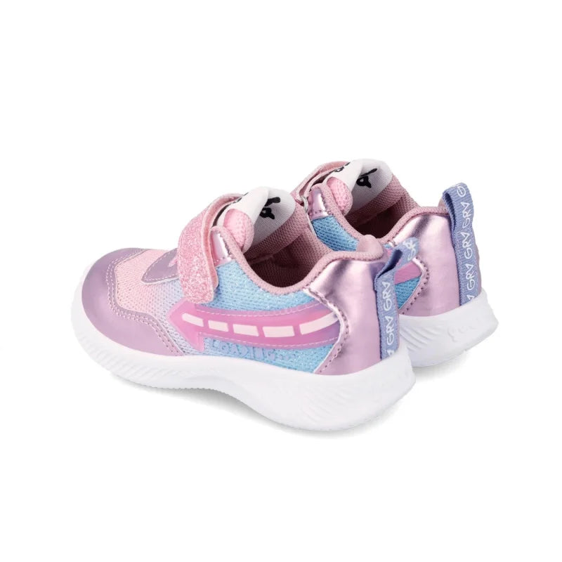 Garvalin Garvalin Παιδικά Sneakers με Φωτάκια Ανατομικά για Κορίτσια Ροζ Παπούτσι Κορίτσι Φωτάκια / Shoes with Lights Girl 231805-C-03