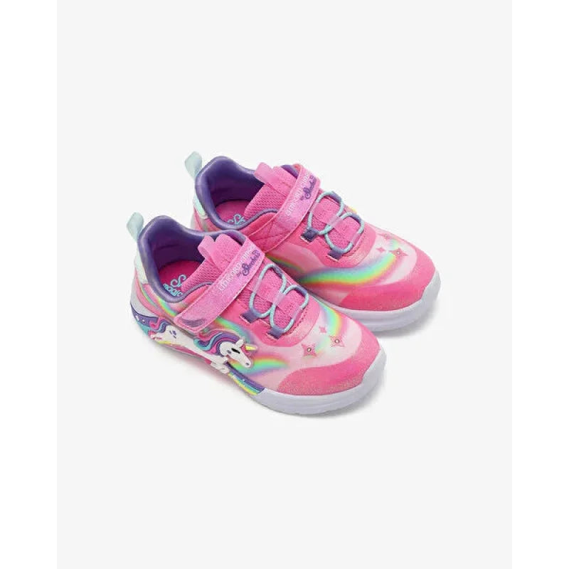 Skechers Skechers Παιδικά Sneakers Unicorn 302298N-PKMT με Φωτάκια Ροζ Παπούτσι Κορίτσι Φωτάκια / Shoes with Lights Girl 302298N-PKMT06