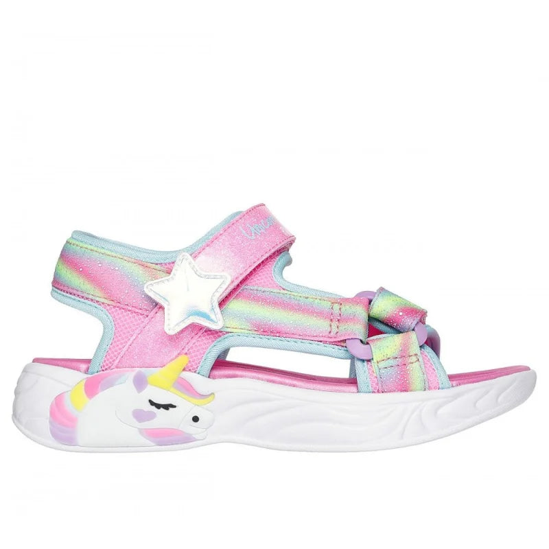 Skechers Skechers Σανδάλια Unicorn Dreams Sandal-Dreamy Unicorns 303107L-PKMT με φωτάκια Ροζ Πέδιλο Κορίτσι Φωτάκια / Sandal Girls Lights 3031071-1100x1100w