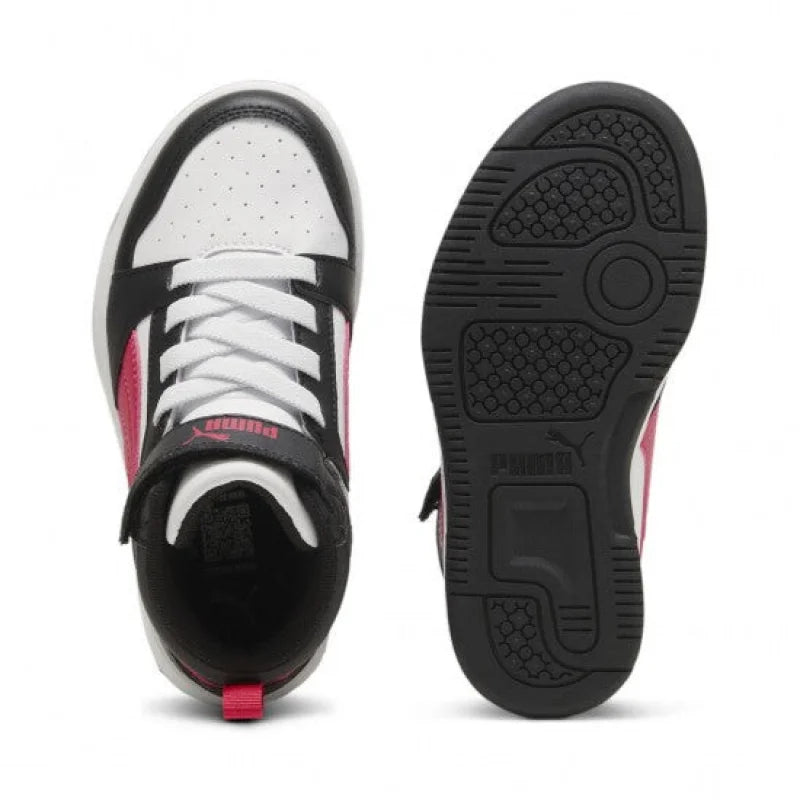 Puma Puma Παιδικά Sneakers High Λευκά Φουξία Sneaker Κορίτσι / Sneaker Girl 393832-164-550x550