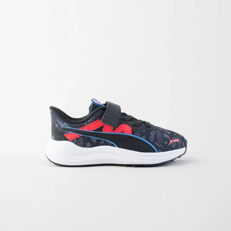 Puma Puma Αθλητικά Παιδικά Παπούτσια Running Reflect Lite Masked Hero Ac Μαύρα Αθλητικά Αγόρι /Sportshoes Boys 395652-02-a-1650x1650