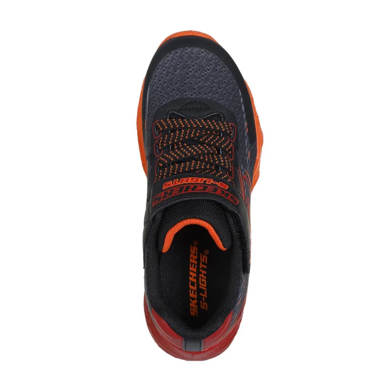 Skechers Skechers Vortex 2.0 Παιδικά Sneakers Μαύρα Παπούτσι Αγόρι Φωτάκια / Shoes with Lights Boy 400604_BKRD_B