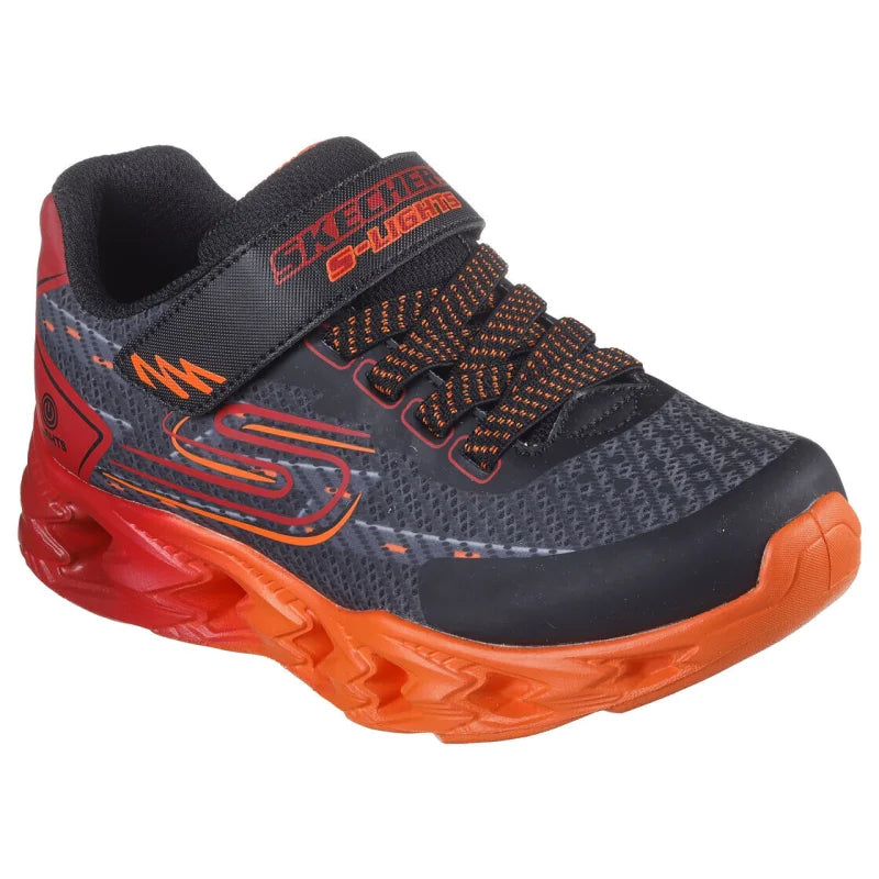 Skechers Skechers Vortex 2.0 Παιδικά Sneakers Μαύρα Παπούτσι Αγόρι Φωτάκια / Shoes with Lights Boy 400604_BKRD_E