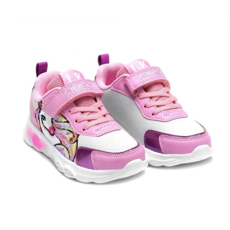 Lelli Kelly Lelli Kelly Παιδικά Sneakers με Φωτάκια για Κορίτσι Ροζ LKAL4452-RO02 Παπούτσι Κορίτσι Φωτάκια / Shoes with Lights Girl 44522-550x550