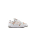 New Balance παιδικά sneaker για κορίτσια με αυτοκόλλητο Λευκό Ροζ