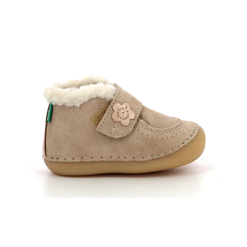 Kickers Kickers Παιδικά Μποτάκια με Σκρατς Χρυσά Μποτάκι Κορίτσι / Boots Girl 909731-10_113_56