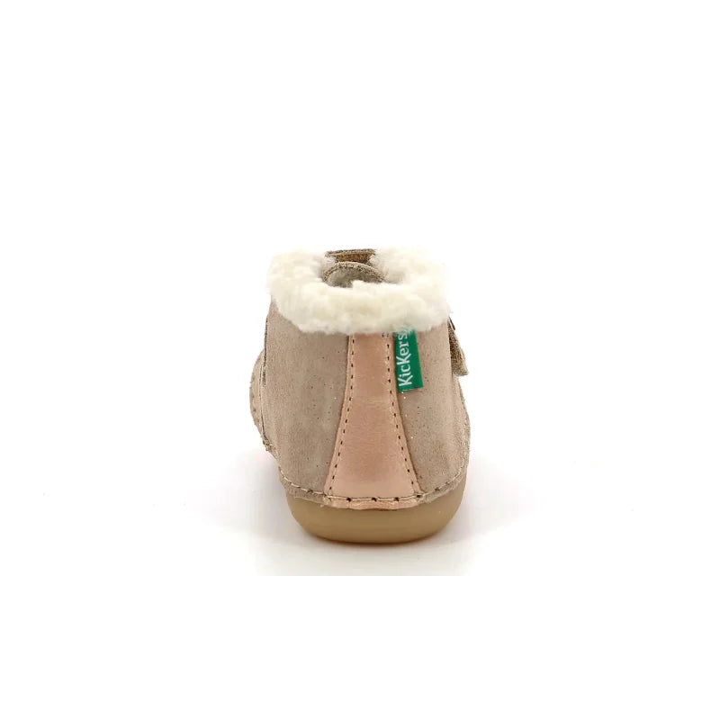 Kickers Kickers Παιδικά Μποτάκια με Σκρατς Χρυσά Μποτάκι Κορίτσι / Boots Girl 909731-10_113_57
