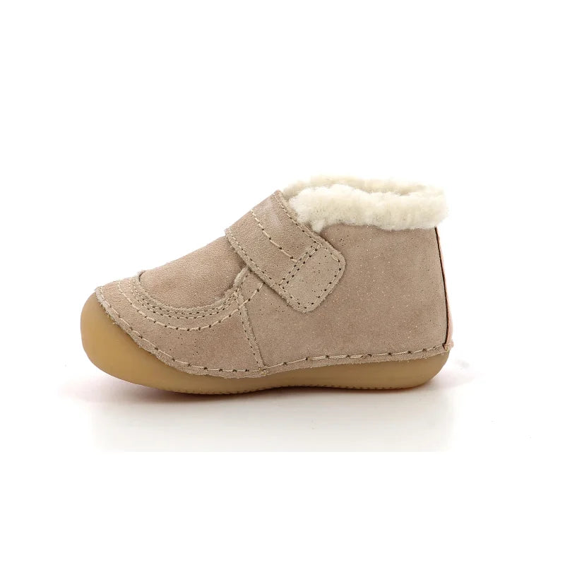 Kickers Kickers Παιδικά Μποτάκια με Σκρατς Χρυσά Μποτάκι Κορίτσι / Boots Girl 909731-10_113_58
