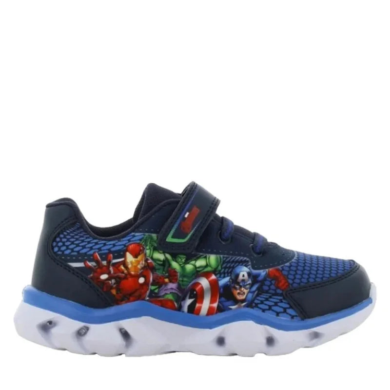 Leomil Disney Avengers Παιδικά Sneakers με φωτάκια AV001215 Μπλε Παπούτσι Αγόρι Φωτάκια / Shoes with Lights Boy AV001215a-768x768