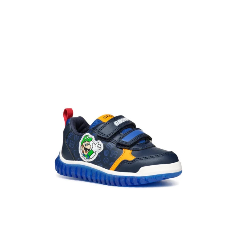 Geox Geox Lightyloo Παιδικά Sneakers B465ZC 000BC C4226 Navy Μπλε Παπούτσι Αγόρι Φωτάκια / Shoes with Lights Boy B465ZC000BCC4226_10-1024x683
