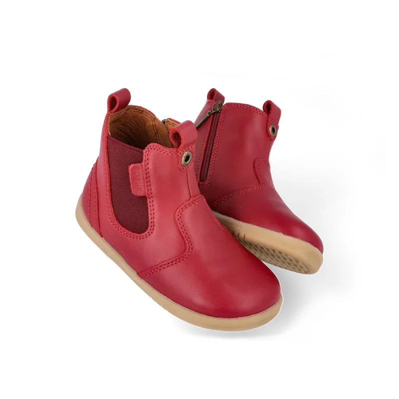 Bobux Bobux Δερμάτινα Παιδικά Μποτάκια με Φερμουάρ Cranberry 630864 Μποτάκι Κορίτσι / Boots Girl BB_BQ10013P5NLE_2