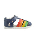 Bobux BQ10085 Step Up Παιδικά Πέδιλα Tidal Vintage Indigo Multi