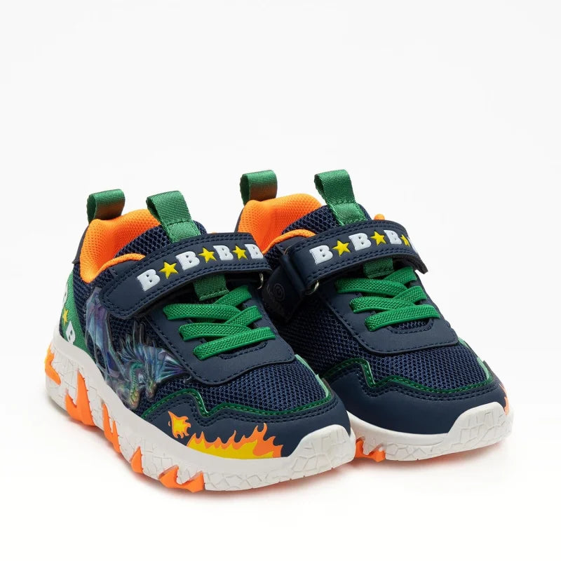 Bull Boys Bull Boys Παιδικά Sneakers με Φωτάκια Σκούρο Μπλε Παπούτσι Αγόρι Φωτάκια / Shoes with Lights Boy BullBoys_BBAL5086_B00_BL01_01