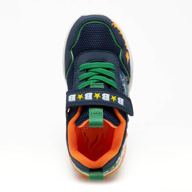 Bull Boys Bull Boys Παιδικά Sneakers με Φωτάκια Σκούρο Μπλε Παπούτσι Αγόρι Φωτάκια / Shoes with Lights Boy BullBoys_BBAL5086_B00_BL01_02