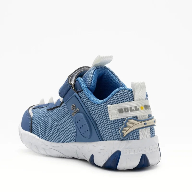 Bull Boys Bull Boys Παιδικά Sneakers με φωτάκια και ήχους δεινοσαύρων μπλε Παπούτσι Αγόρι Φωτάκια / Shoes with Lights Boy BullBoys_DNAR5002_B00_BL06_03