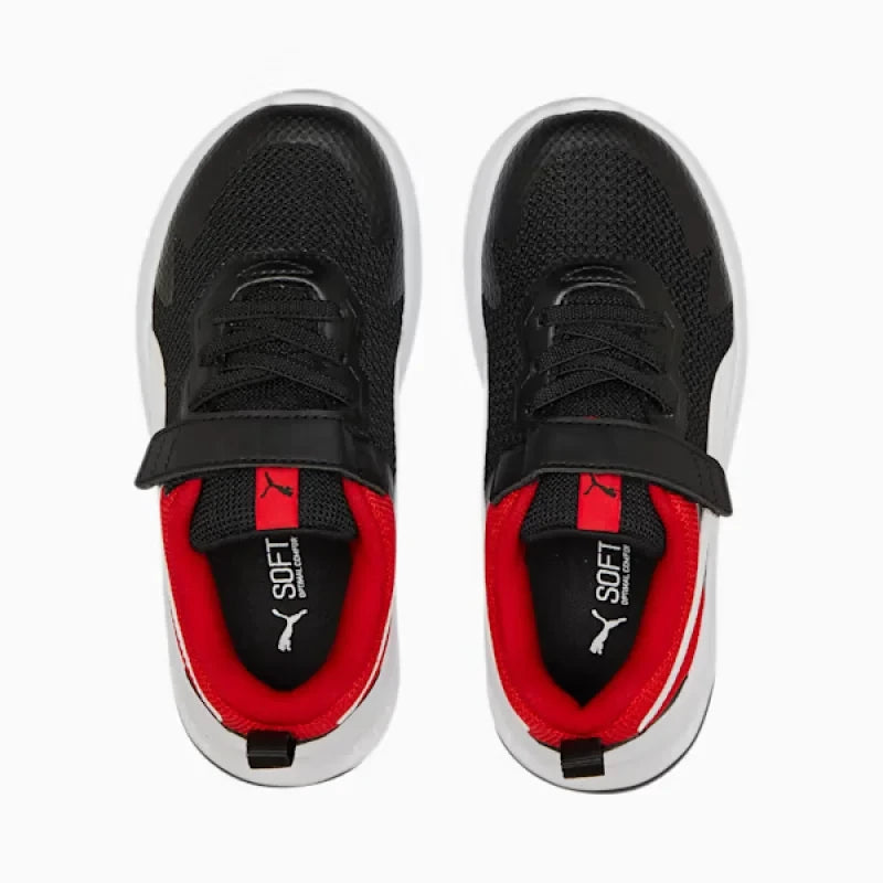 Puma Puma Αθλητικά Παιδικά Παπούτσια Running Evolve Run Mesh Μαύρα Αθλητικά Αγόρι /Sportshoes Boys Evolve-Run-Mesh-Alternative-Clos_4