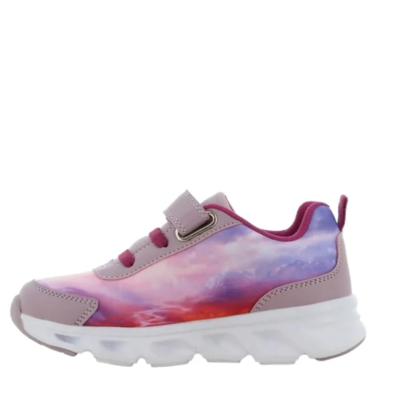 Leomil Disney Frozen Παιδικά Sneakers Ανατομικά με Φωτάκια Λιλά Παπούτσι Κορίτσι Φωτάκια / Shoes with Lights Girl FZ012329d