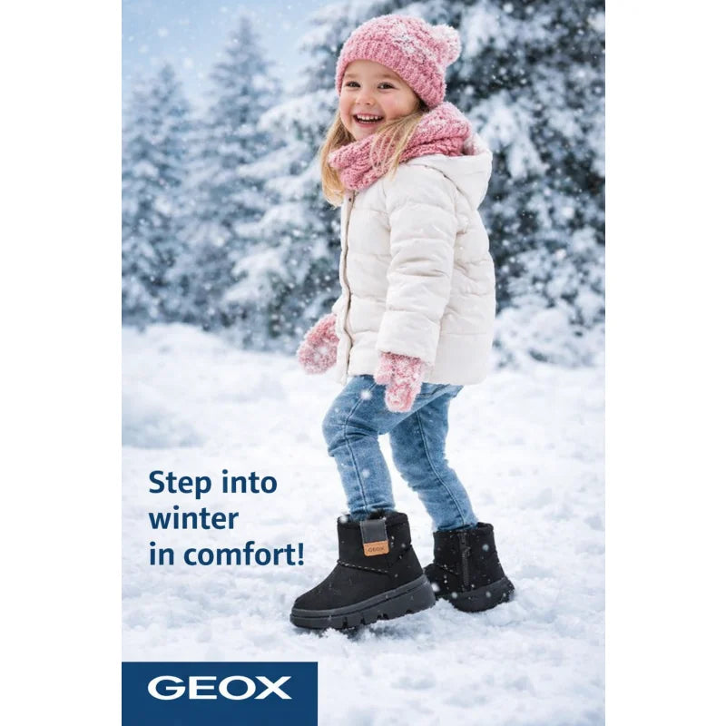 Geox Geox Μπότες Χιονιού J Willaboom J56NCA 000AU C9999 D Μαύρο Χιονιού Κορίτσι / Snowboots Girl Geox_J_Willaboom