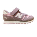 New Balance Παιδικά Sneakers YV373 με Σκρατς για κορίτσι Ροζ