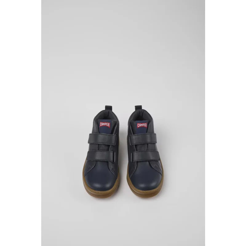 Camper Camper Runner Μπλε Navy Παιδικά Μποτάκια από Δέρμα και Ύφασμα Μποτάκι Αγόρι / Boots Boys K900282-010_CF