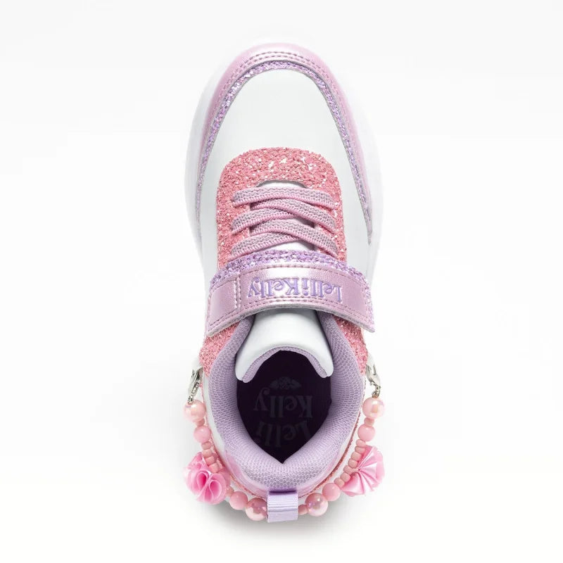 Lelli Kelly Lelli Kelly παιδικά sneakers για κορίτσια με πολύχρωμα αυτοκόλλητα Sneaker Κορίτσι / Sneaker Girl LelliKelly_LKAA4729_A00_BIRO_02