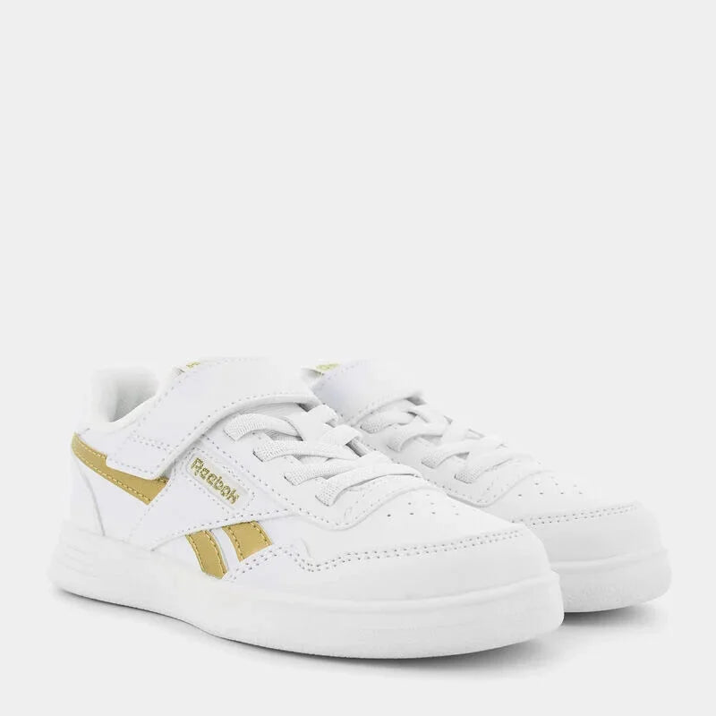 Reebok Reebok Court Advance παιδικά Sneakers για κορίτσια λευκά χρυσό Sneaker Κορίτσι / Sneaker Girl SC510660-0002