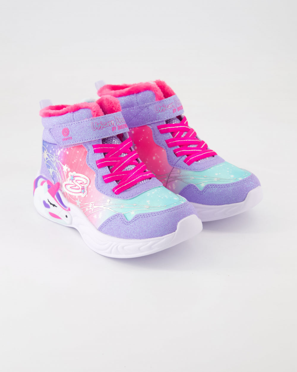 Skechers Skechers Παιδικά Μποτάκια με Μονόκερο και Φωτάκια για Κορίτσια Μωβ Παπούτσι Κορίτσι Φωτάκια / Shoes with Lights Girl T_48022400000_pic1