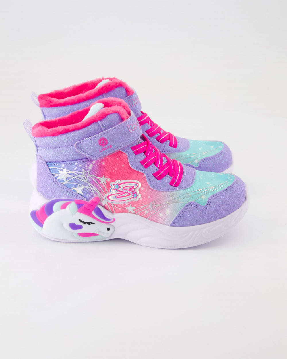 Skechers Skechers Παιδικά Μποτάκια με Μονόκερο και Φωτάκια για Κορίτσια Μωβ Παπούτσι Κορίτσι Φωτάκια / Shoes with Lights Girl T_48022400000_pic2