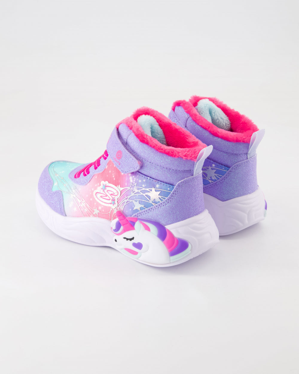 Skechers Skechers Παιδικά Μποτάκια με Μονόκερο και Φωτάκια για Κορίτσια Μωβ Παπούτσι Κορίτσι Φωτάκια / Shoes with Lights Girl T_48022400000_pic3