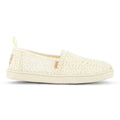 Toms Toms Παιδικές Εσπαντρίγιες Slip-On Μπεζ Εσπαντρίγιες Κορίτσι / Espadrilles Girl Y_10020616_Alpargata_NaturalMoroccanCrochet_S