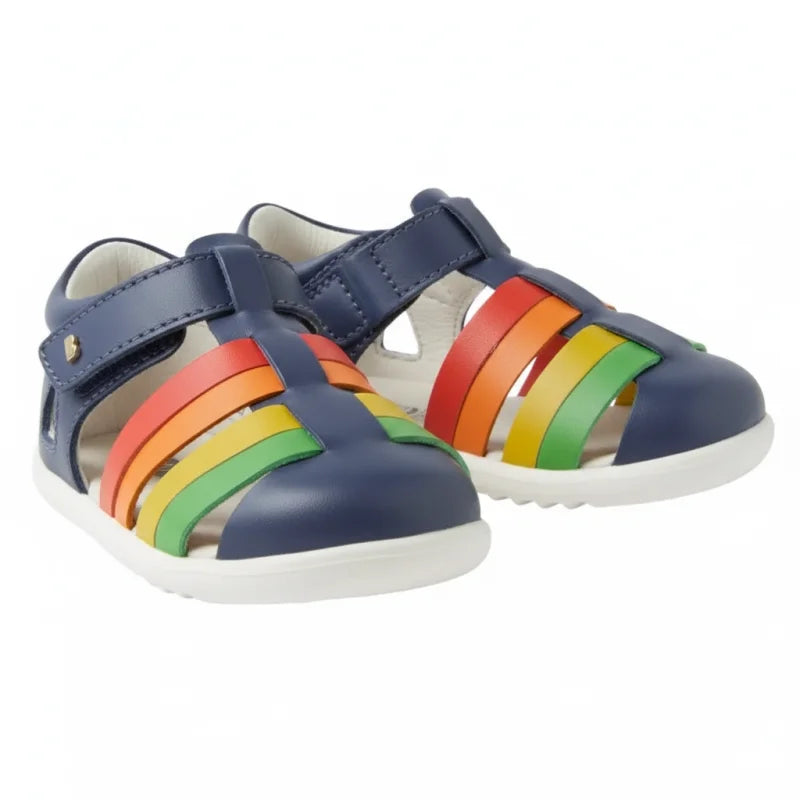 Bobux Bobux BQ10085 Step Up Παιδικά Πέδιλα Tidal Vintage Indigo Multi Πέδιλο Αγόρι / Sandals Boy bobux-tidal_918f48ef-8fbd-42fa-9555-ae2059389d2a
