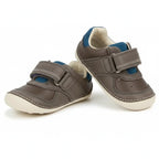 Clarks Clarks Δερμάτινα Παιδικά Ανατομικά Μποτάκια για Αγόρια Γκρι Αγκαλιάς Αγόρι / Prenatal Boys clarks-baby-booties-pair-artistic