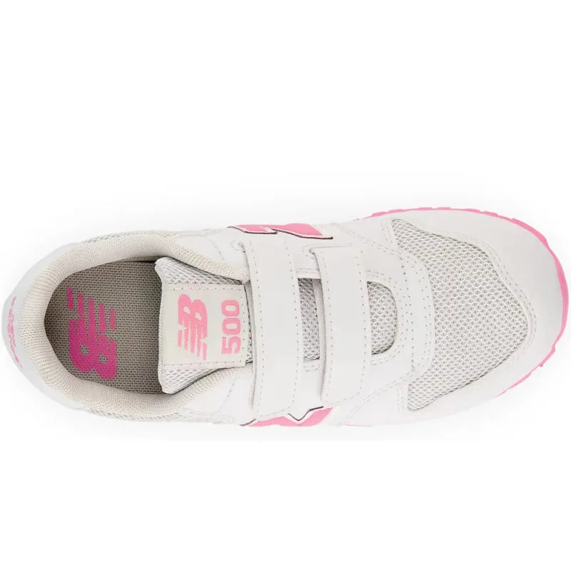 New Balance New Balance Παιδικά Sneakers με Σκρατς Λευκό Ροζ Sneaker Κορίτσι / Sneaker Girl dac793de3898527762bcf3a4b81a50fd