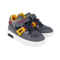 Biomecanics Παιδικά Sneakers High Ανατομικά με Σκρατς Γκρι