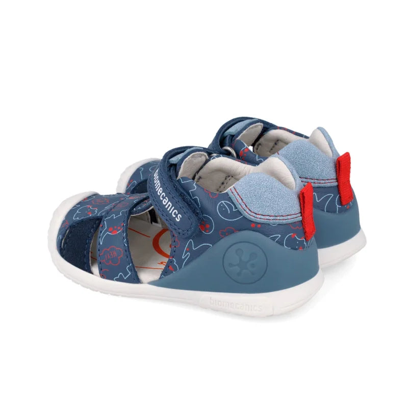 Biomecanics Biomecanics 262125-A Βρεφικά Πέδιλα Biogateo - Μπλε Navy με Σύννεφα Πέδιλο Αγόρι / Sandals Boy download_2_624ddf85-dae5-4af4-94d2-dc0fc8743486