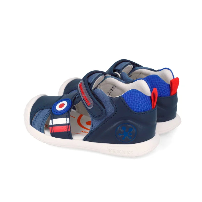 Biomecanics Biomecanics 262129-A Βρεφικά Πέδιλα Biogateo - Navy με Μπλε/Κόκκινο Στόχο Πέδιλο Αγόρι / Sandals Boy download_2_94161405-d194-4591-92d6-6c4b6ec4bcb6