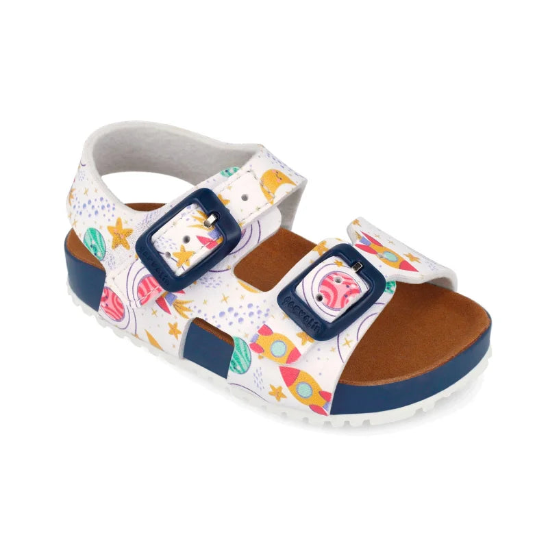 Garvalin Garvalin 262463-B Παιδικά Πέδιλα Bio-Sandals - Λευκό με Space Μοτίβο Πέδιλο Αγόρι / Sandals Boy download_3_48d3ebc8-c4fa-4292-9615-dde115dd7325