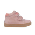 Garvalin Bottines Anatomiques Enfant en Cuir à Rayures Rose