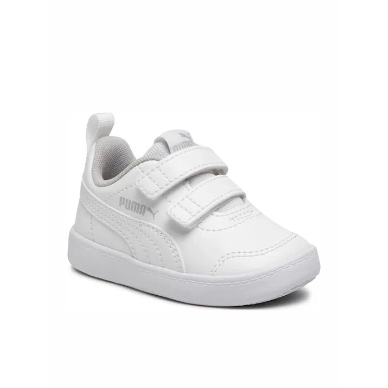 Puma Puma Παιδικό Sneaker Courtflex V2 V Inf με Σκρατς Λευκό Αθλητικά Κορίτσι /Sportshoes Girl fixedratio_20220520164516_puma_courtflex_v2_v_inf_371544_04