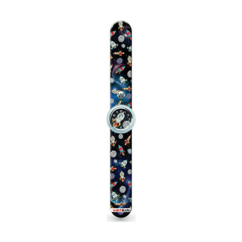 Watchitude Watchitude Space Rockets Παιδικό Αναλογικό Ρολόι με Λουράκι από Καουτσούκ/Πλαστικό Μπλε Παιδικα Ρολόγια / Watches fixedratio_20220803115829_6a85450c